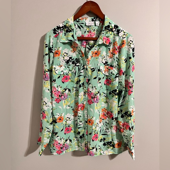 Kim Rogers Tops - Kim Rogers Floral Blouse